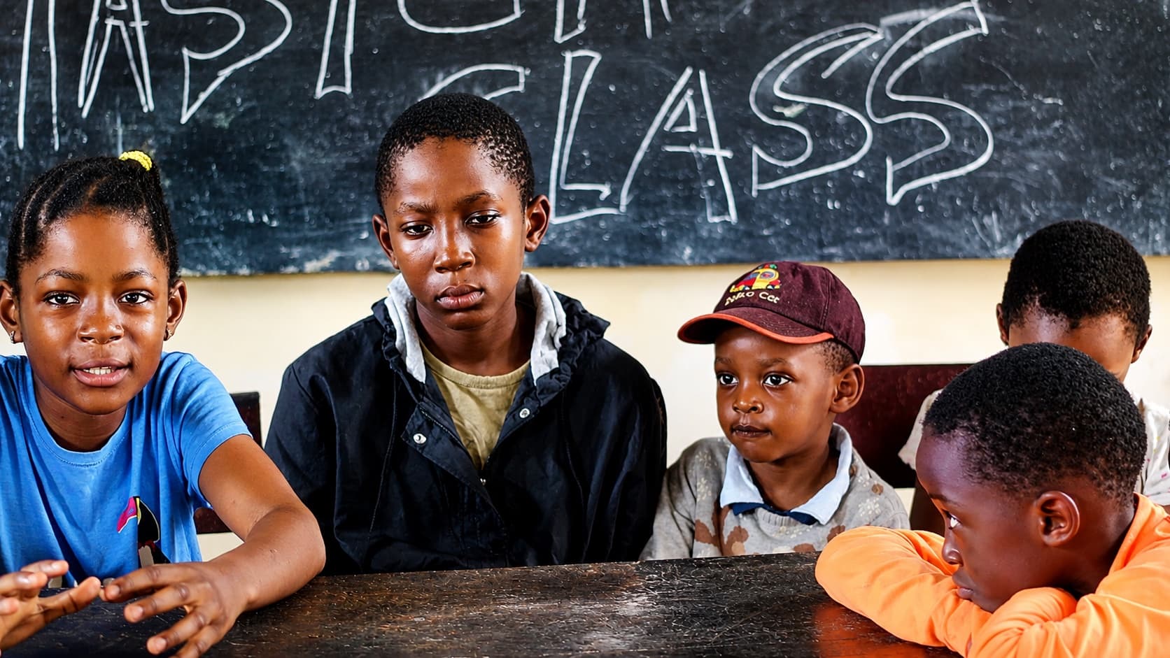 Students in a classroom