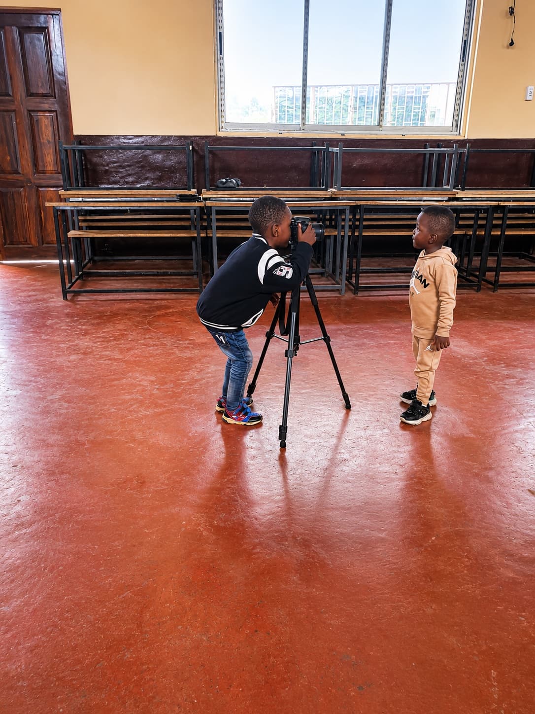 Photography training session
